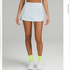 NWOT Pace Rival Mid-Rise Skirt in Powder Blue